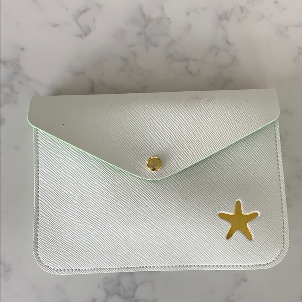 White beach purse